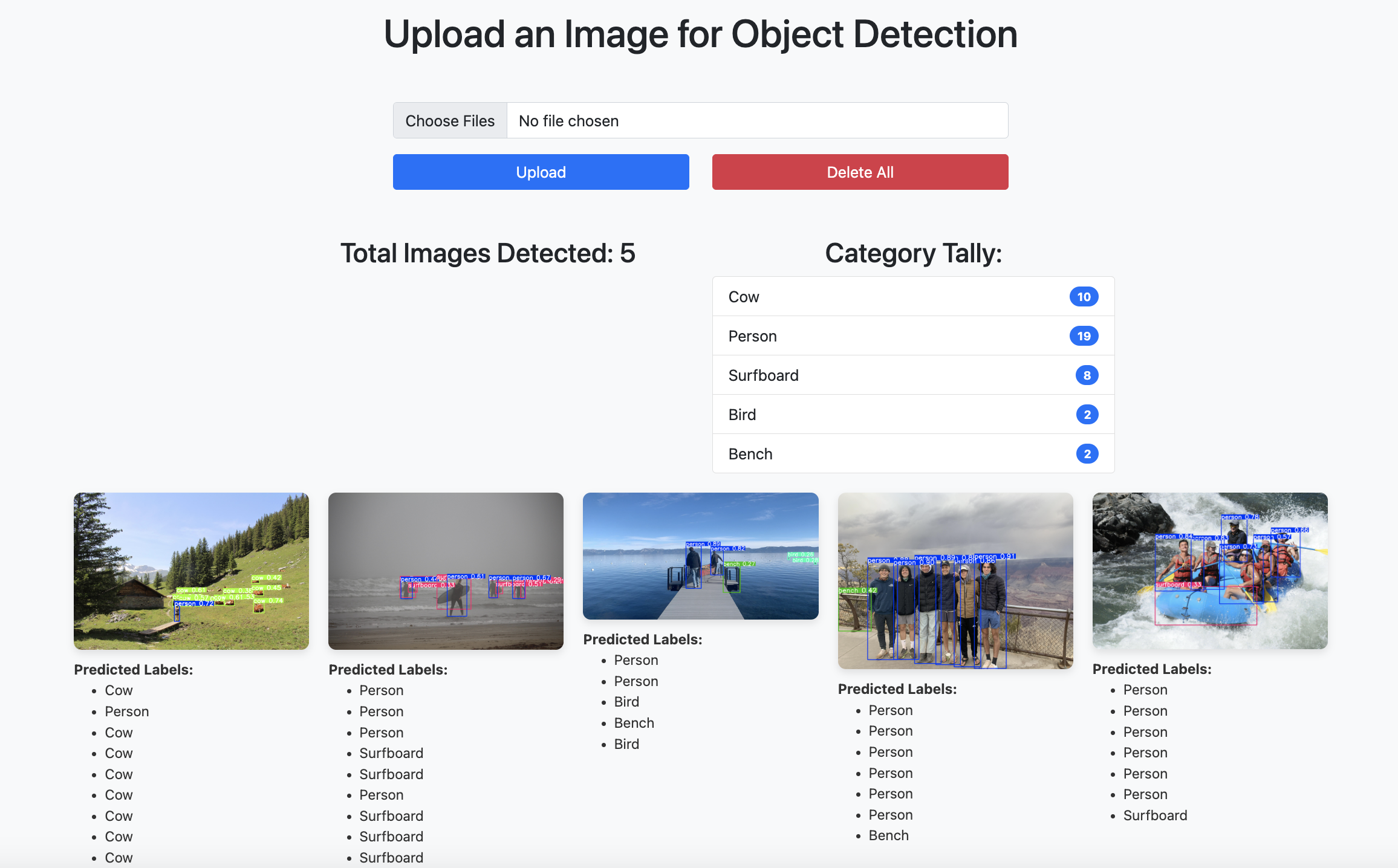 Object Detection Application